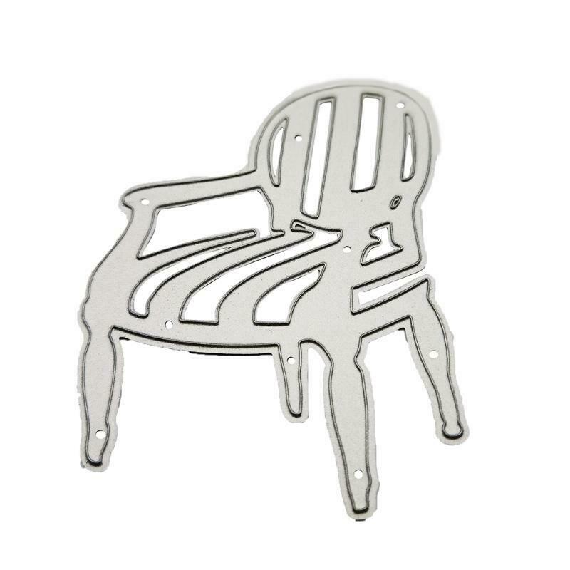 Chair Metal Cutting Dies Stencil DIY Scrapbooking Album Paper Card Template Mold