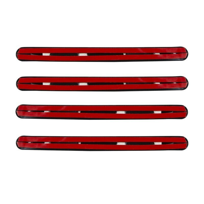 4X 18cm Black Car Door Edge Scratch Anti-collision Protector Strip Universal Fit