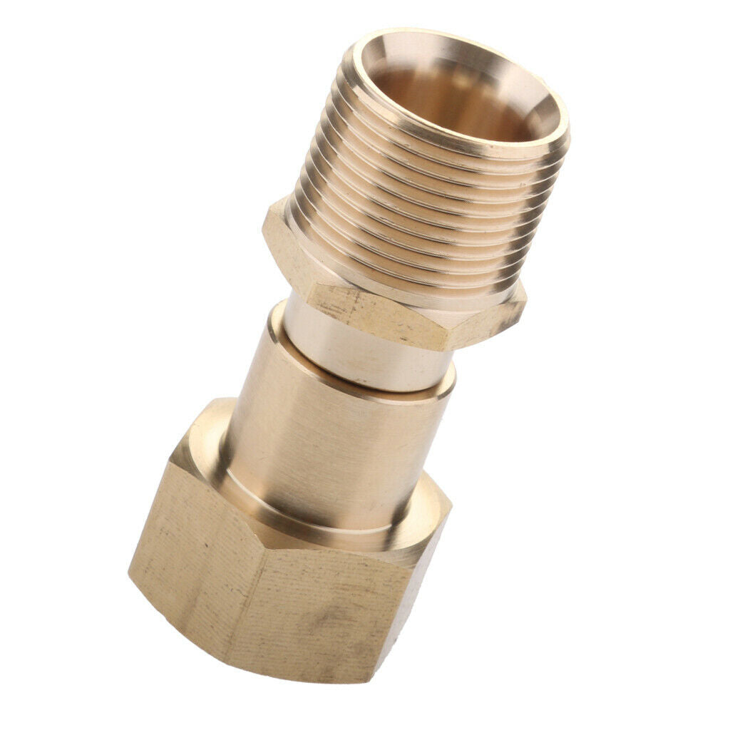 Pressure Washer Swivels Brass Hose Coupling Connector Tool 20mm M to 22mm F