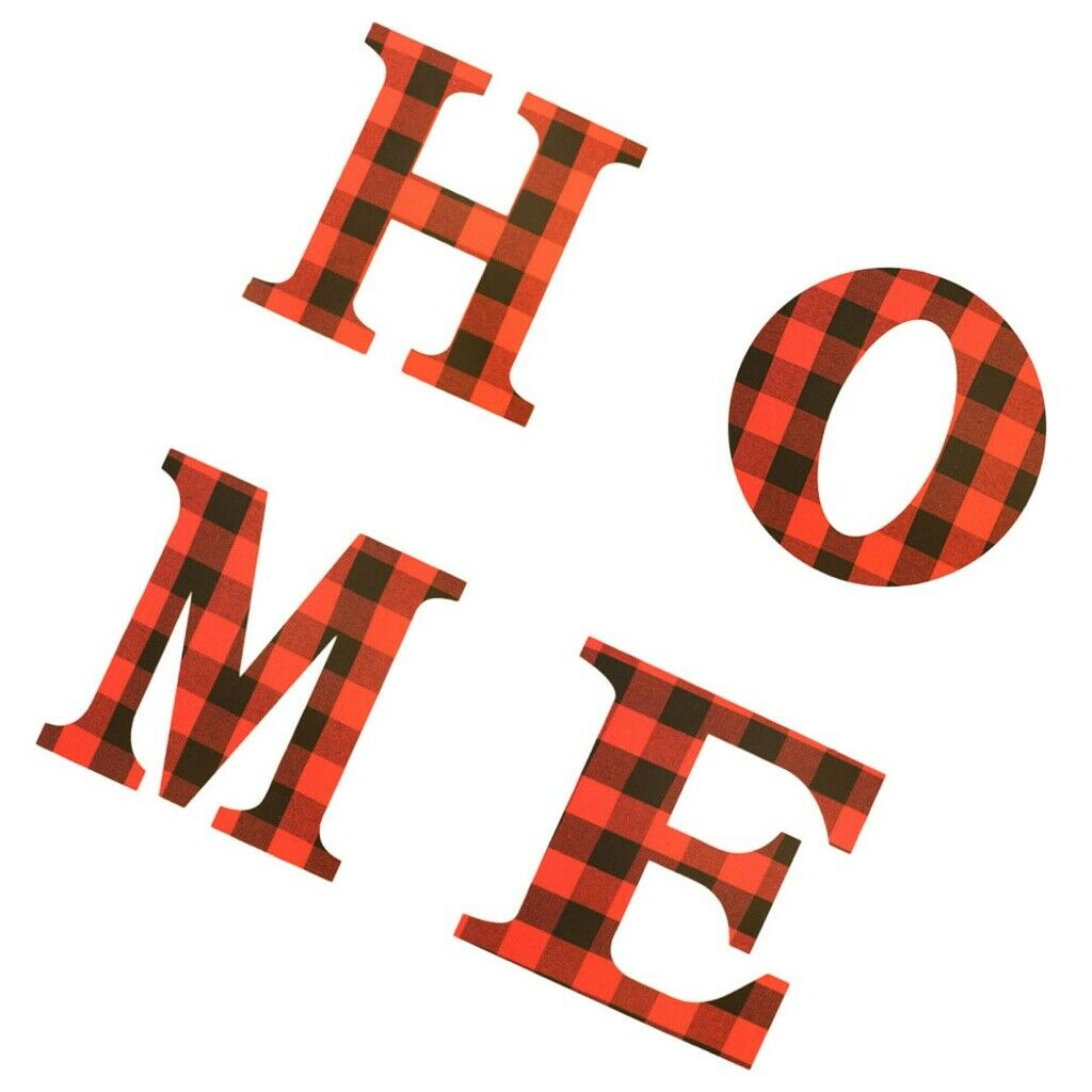 Wooden Home Sign Wall Hanging Decor Letters Wall Ornament for Living Room Gift