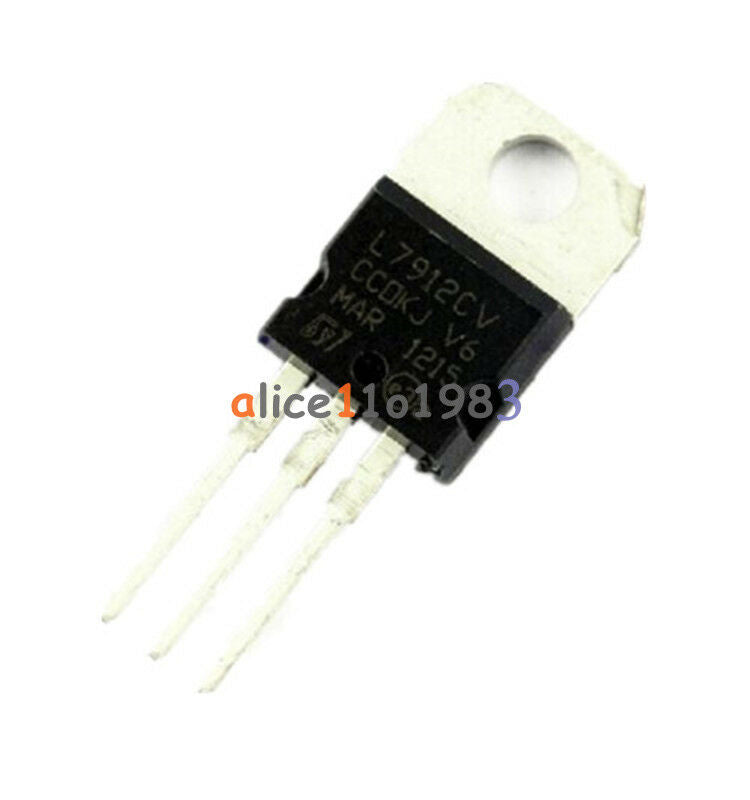 10PCS IC L7912CV L7912 7912 TO-220 ST Voltage Regulator 12V ST NEW