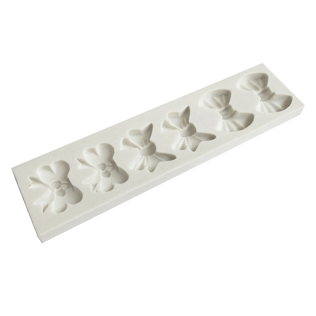 Bowtie shape fondant cake mold silicone candy chocolate mold
