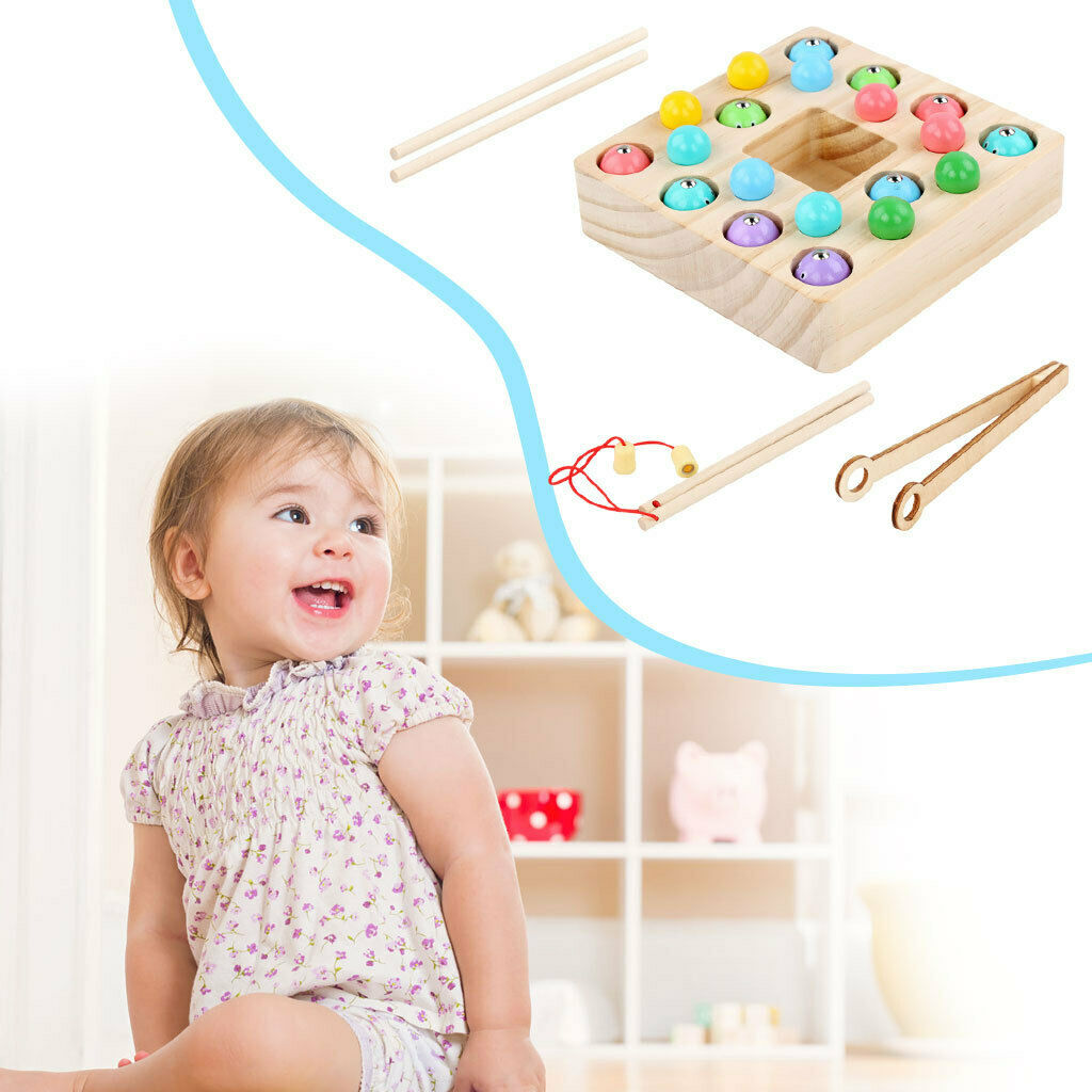 Magnetic Fishing Games Educational Shape Color Cognition for 3 4 5 Year Old