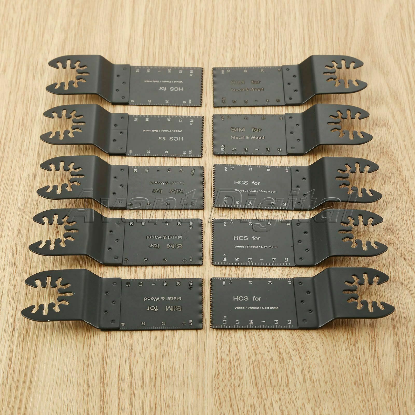 Mix Cutting Saw Blades Oscillating Multi Tool For Fein Multimaster Makita 10pcs
