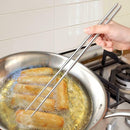 Extra Long 36cm Stainless Steel Cooking Chopsticks For Hot Pot Frying Noodles