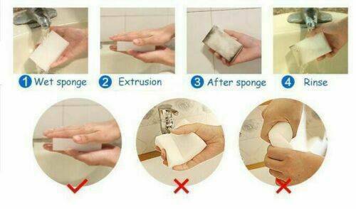 Magic Cleaning Sponge Multifunctional Foam Eraser Stain Dirt Remover Pads 20Pcs