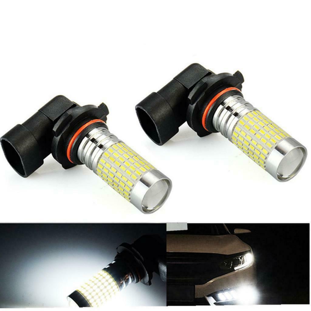 2 Pieces H10 LED Fog Light Bulbs w/ Projector 1200 Lumens 6000K Xenon White