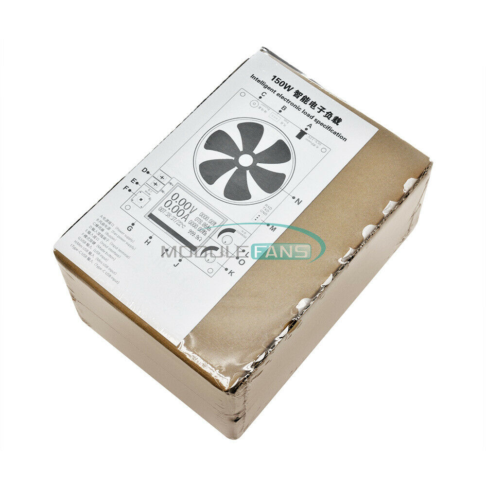 150W Intelligent Electronic Load Battery Discharge Tester Meter Detector 150V