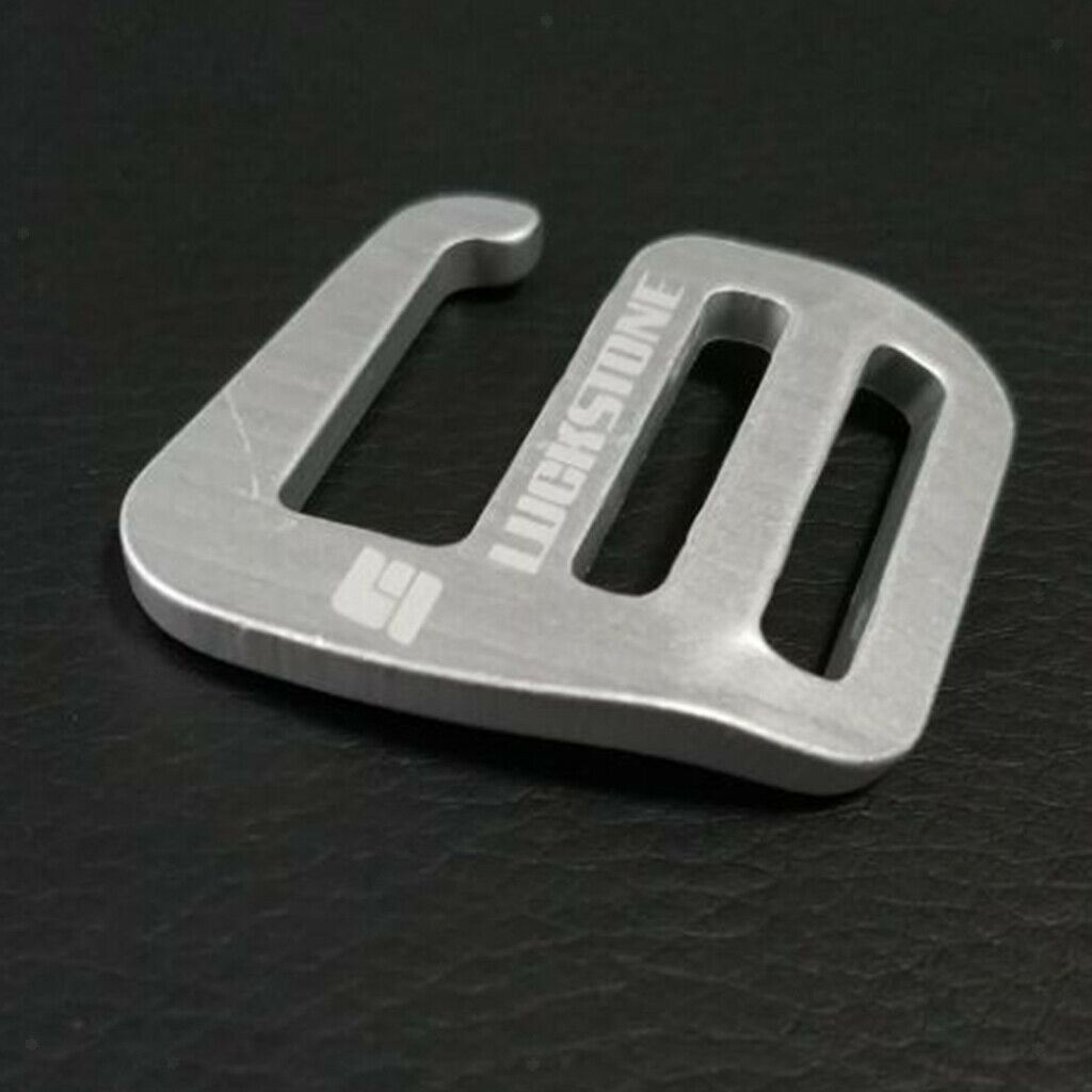 Set of 2 1'' G Hook Webbing Buckle Backpack Strap Fasten Belt Clip 25mm