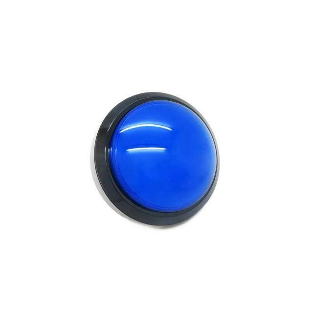 12V 100mm Big Dome Pushbutton Switch with Led - Red Blue Yellow White Green