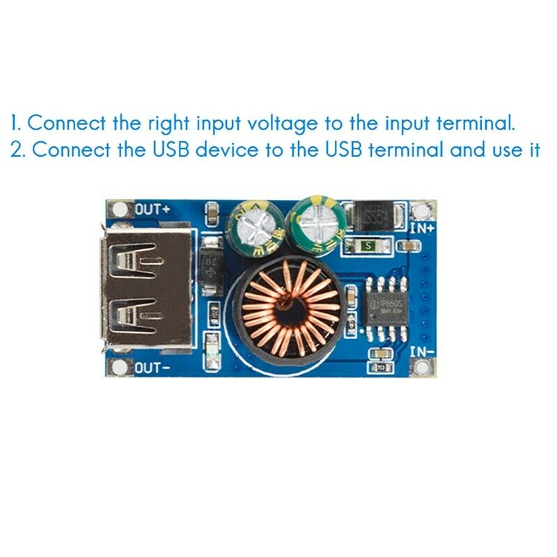 USB DC  Module 12V 24V to QC2.0 QC3.0 Fast Charge Mobile Phone Charging Board W5