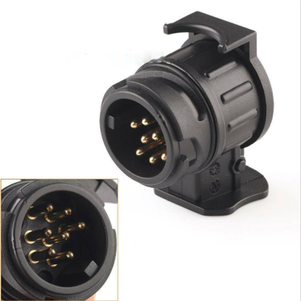 13 to 7 Pin Tow bar Socket Plug Towing Adaptor Converter Trailer Truck Caravan