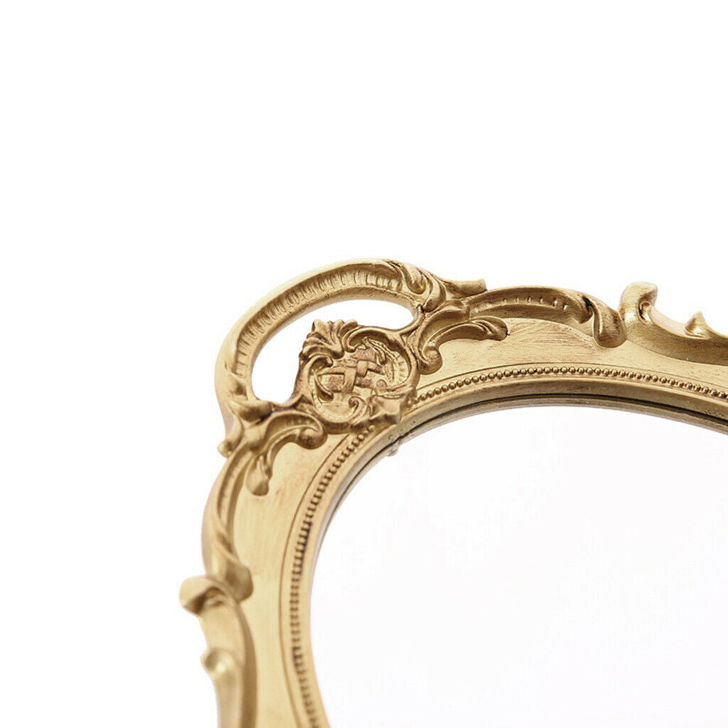 Retro Makeup Mirrored Vanity Tray Jewelry Tray Perfume Decor Tray Storage