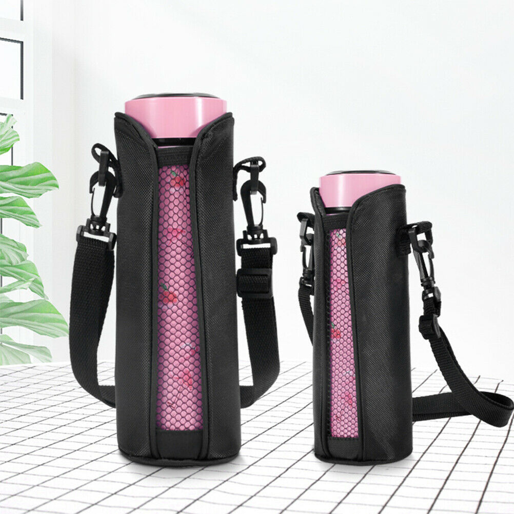 Portable Water Bottle Carrier Outdoor Bag with Detachable Shoulder Strap