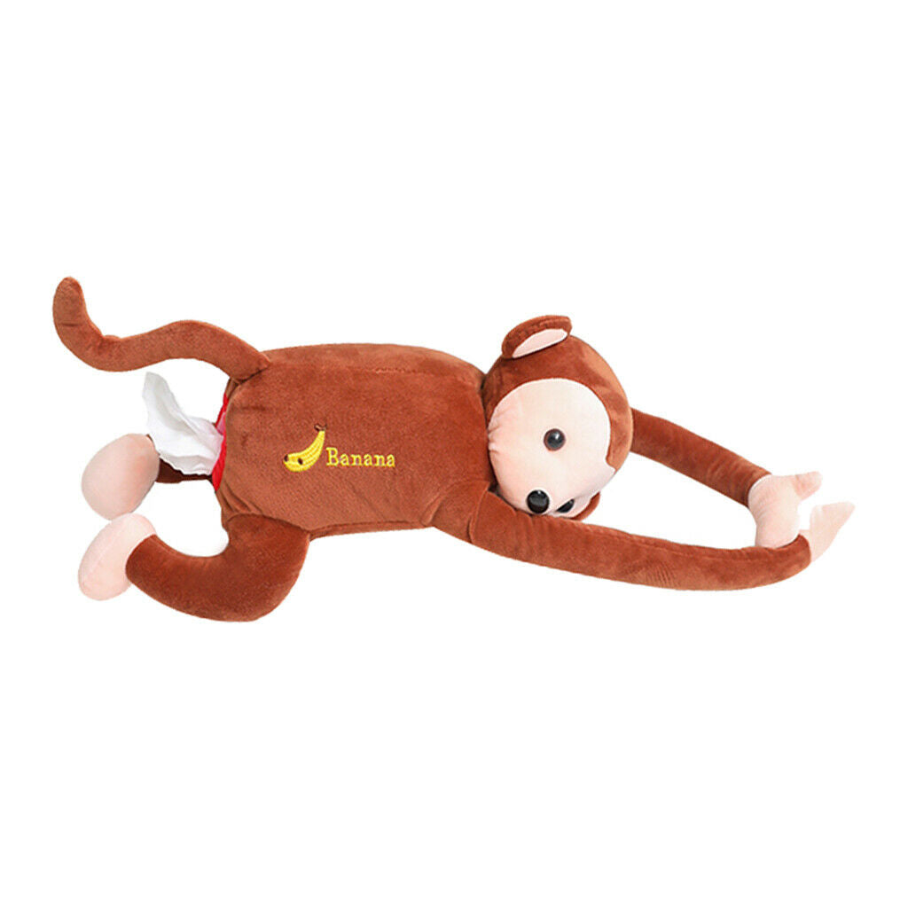 New Cute Monkey Tissue Napkin Storage Animal Cartoon for Car Home Toliet