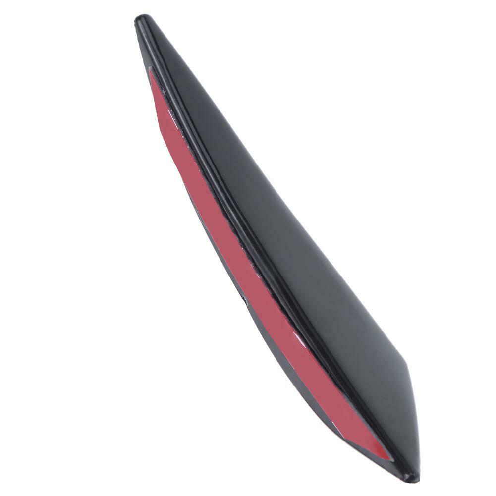 6pcs/lot Crescent moon Fit Front Bumper Lip Splitter Fins Body Spoiler Cana @