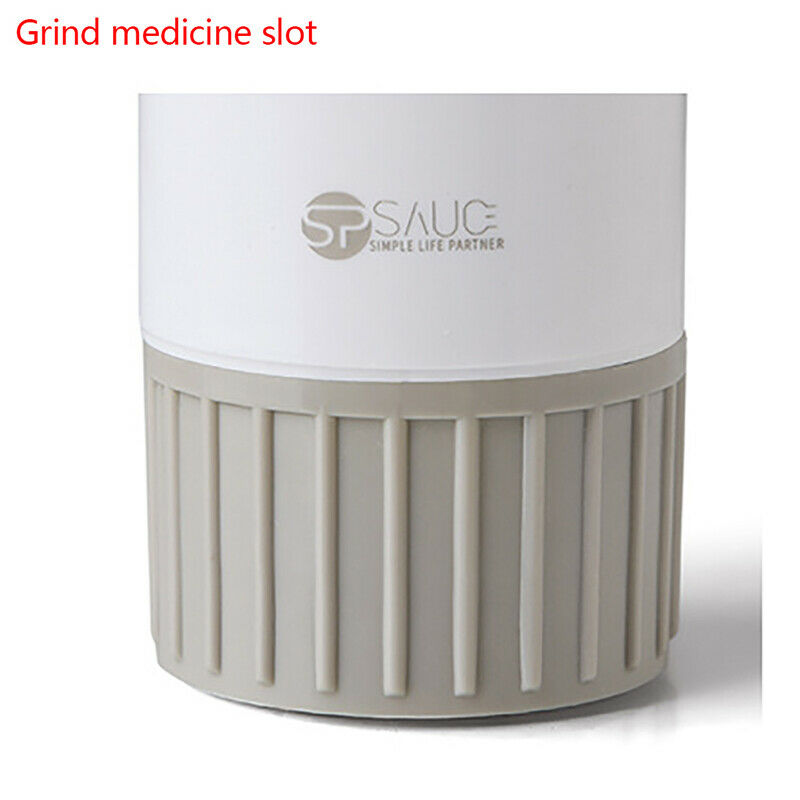 New 4 In 1 Portable Pill Case Medicine Splitter Grinder Pill Cutter Stora.l8