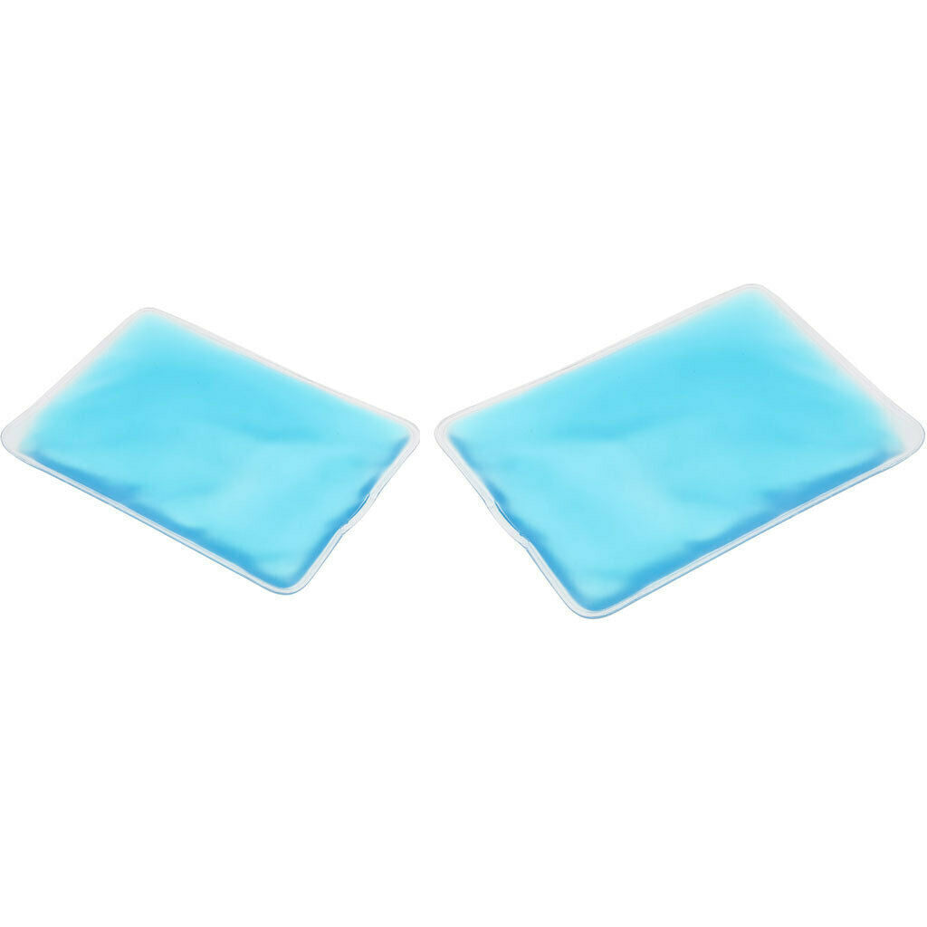 Pack of 2 Ice Pack Cold Compress Bag for Injury Headache Knee Puffy Eyes