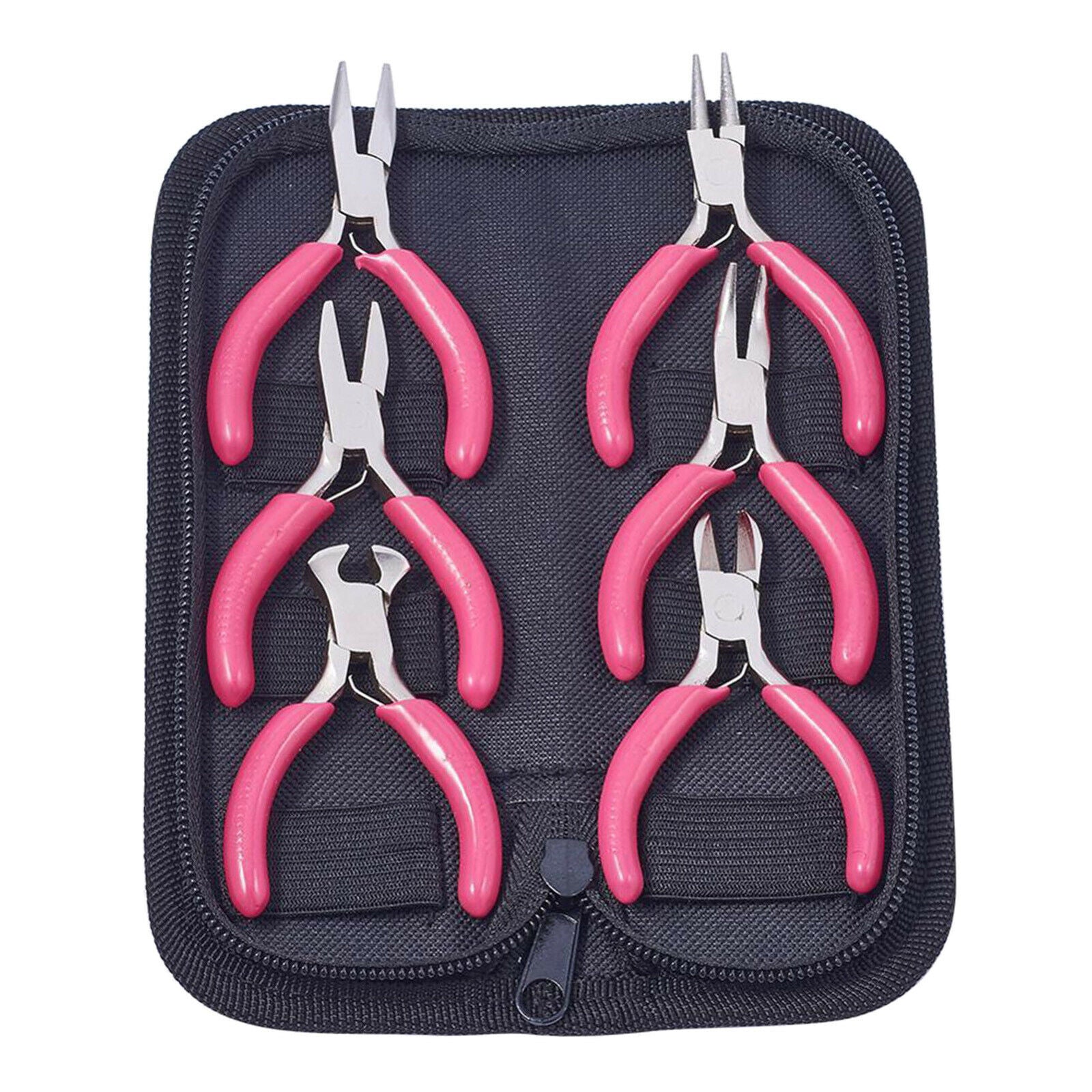 6pcs Mini Pliers Beads Jewelry Making Design Repair Kit Tool Set With