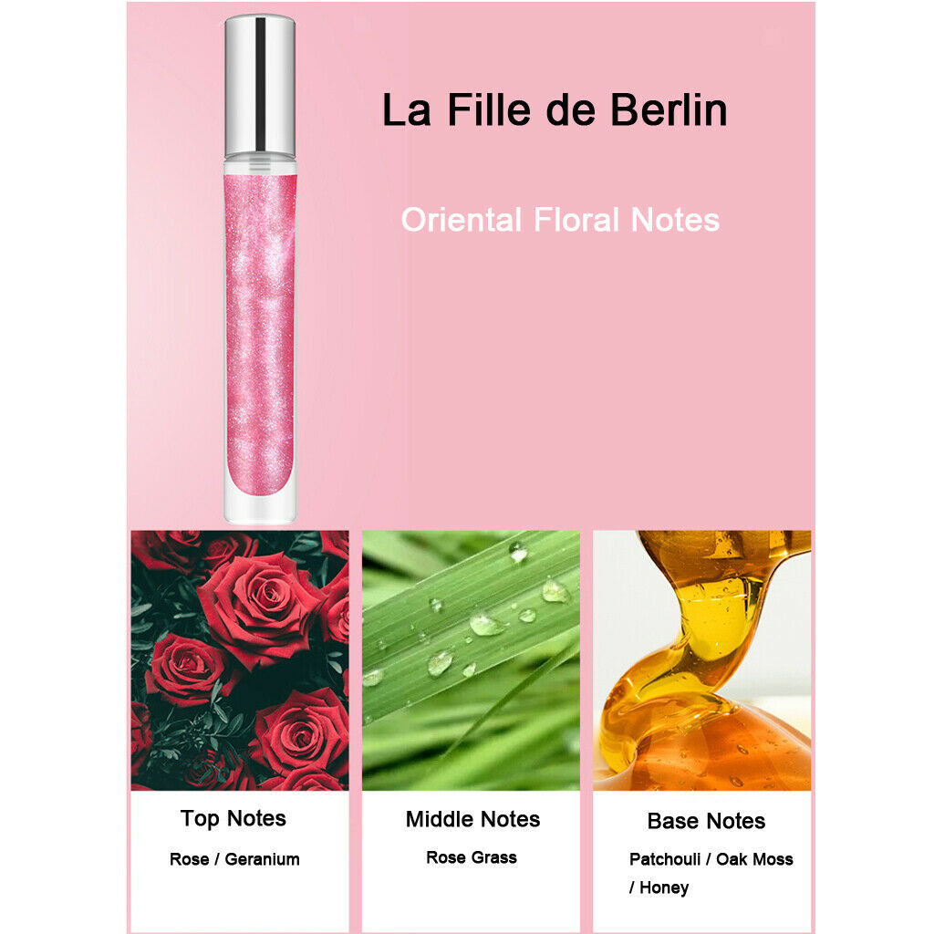 8ml Perfume Natural Liquid Eau de Toilette Spray Fragrances Gift Rose Red