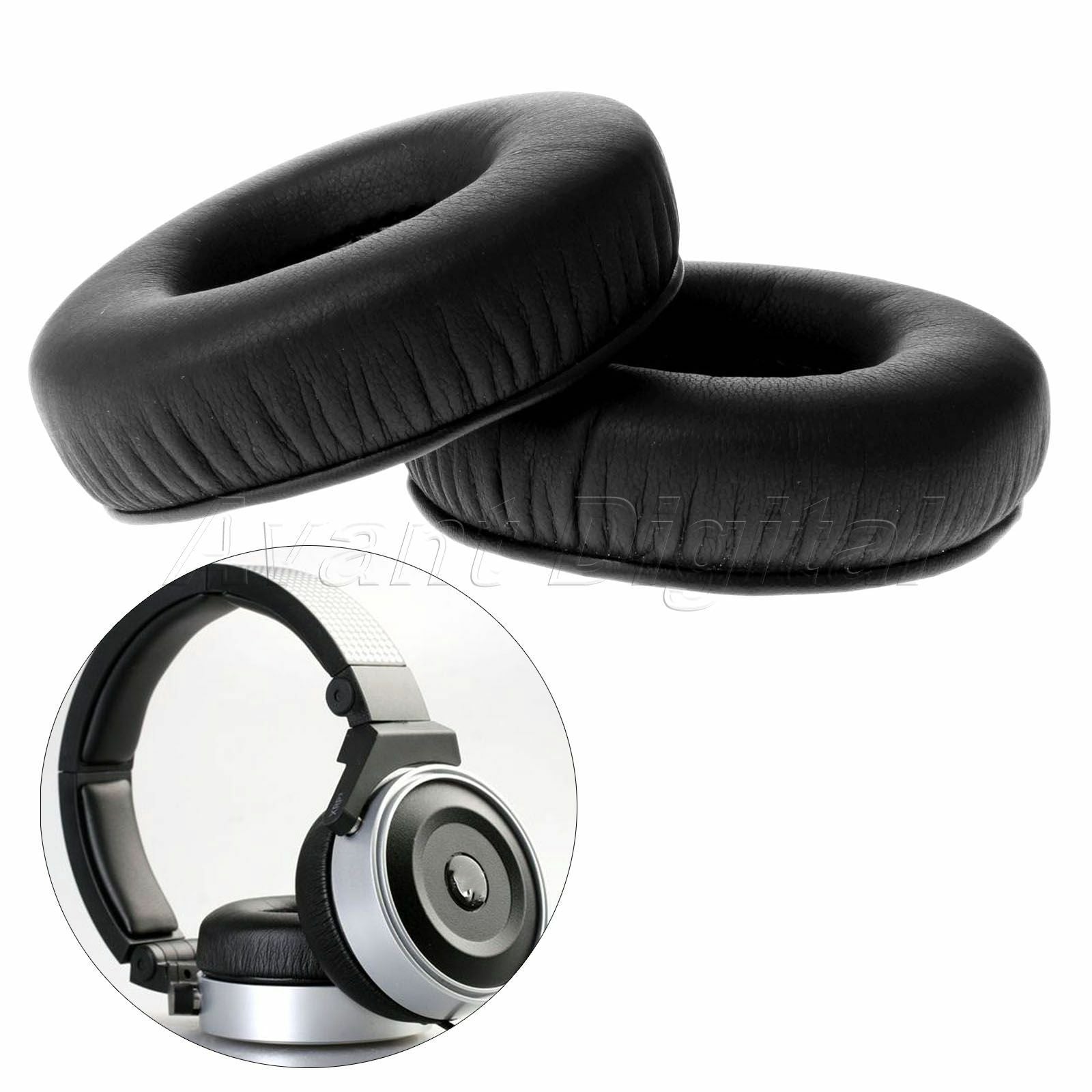 Black Ear Pad Headset Earphone Cushion Earpad For AKG K67 DJ Headset Headphones