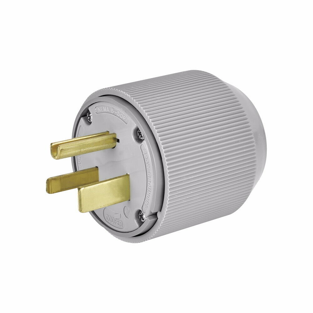 1pcs - EATON 5710N 50A 250V NEMA6-50P Industrial Straight Plug