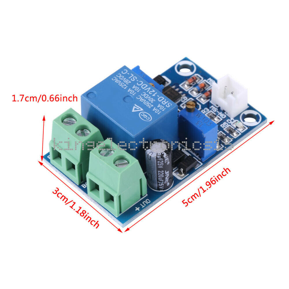 1PCS 12V Battery Low Voltage Cut off Automatic Switch On Recovery Protection