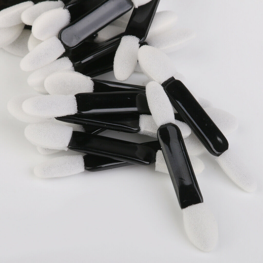 100 Packs Makeup Cosmetic Eyeshadow Eye Shade Powder Brush Tools 4.8cm