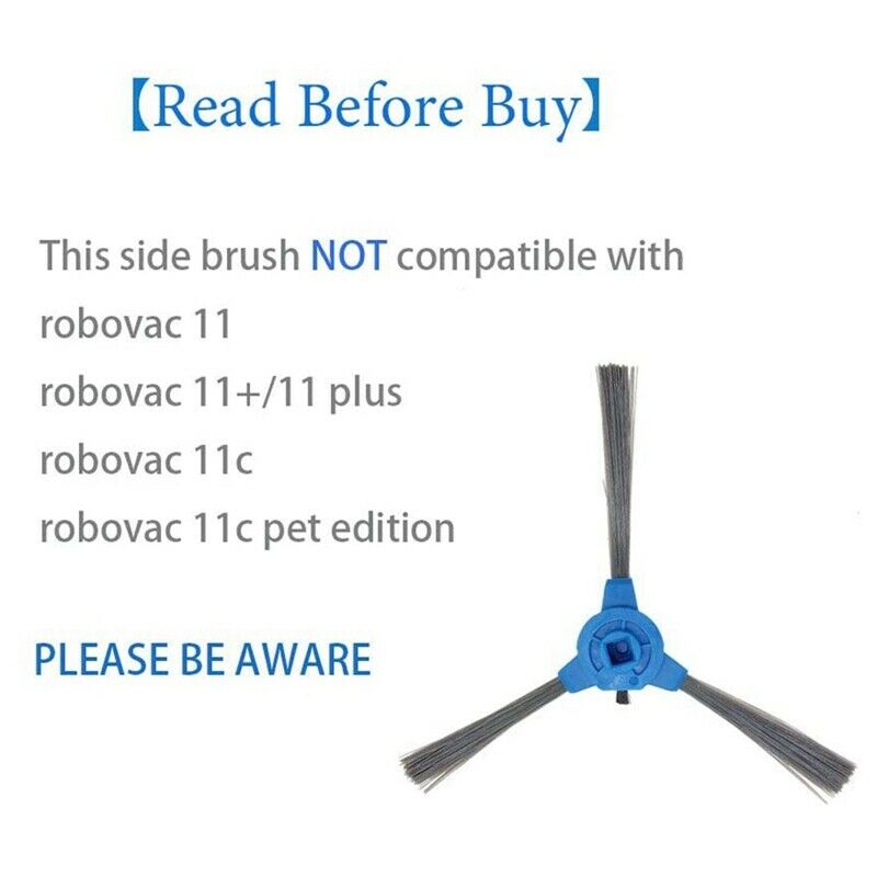 Hot Side Brush Replacement for Eufy RoboVac 11S 15T 30 30C 15C 12 25C 35C RoM7X4