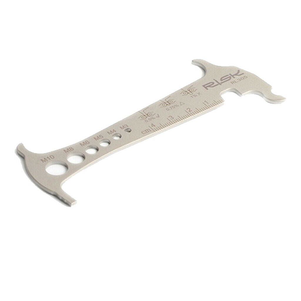 2x Cycling Chain Checker Chain Wear Indicator Gauge Stretched Repair Tool