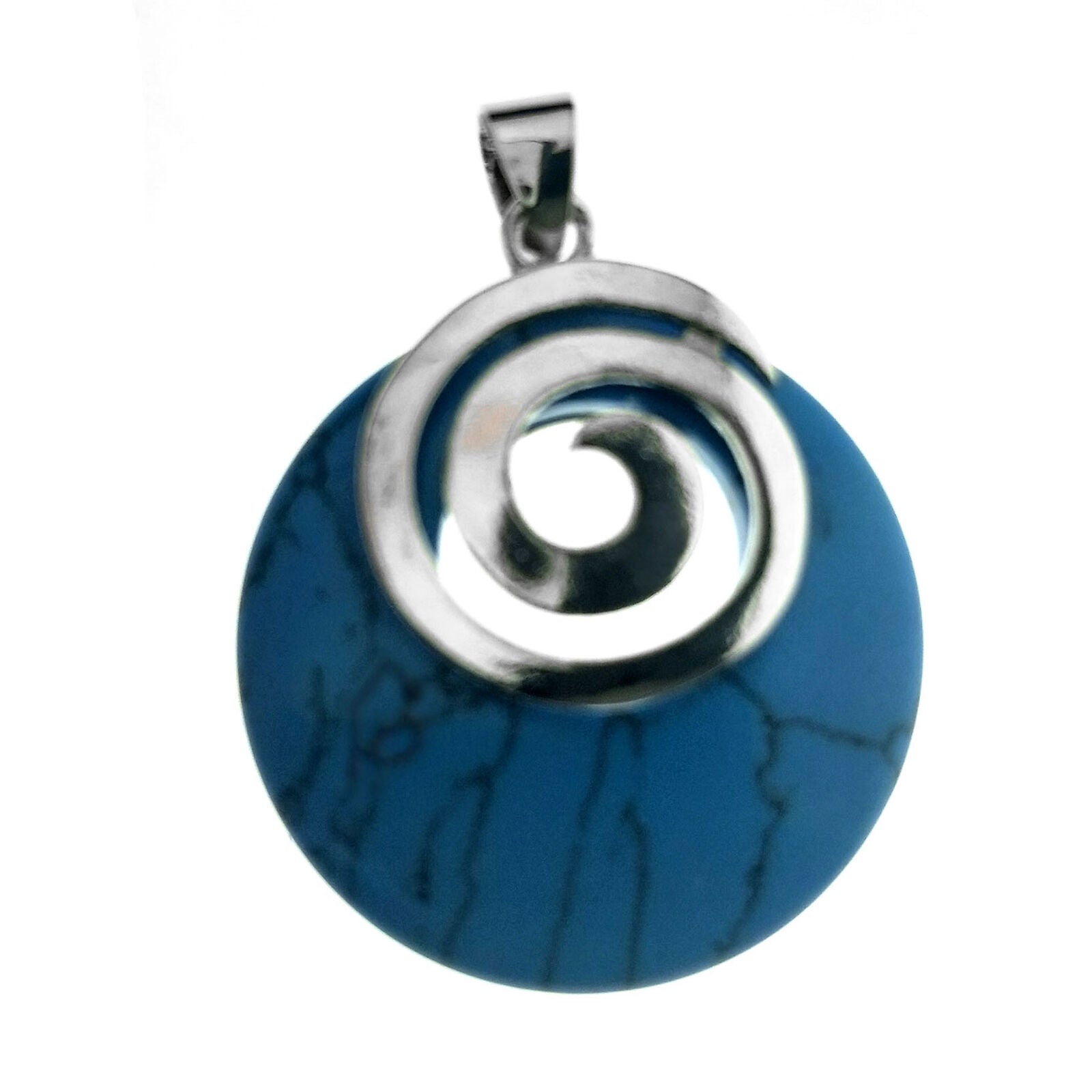 Nature Stone Weathy tornado Pendant Chakra Reiki Healing Amulet Energy
