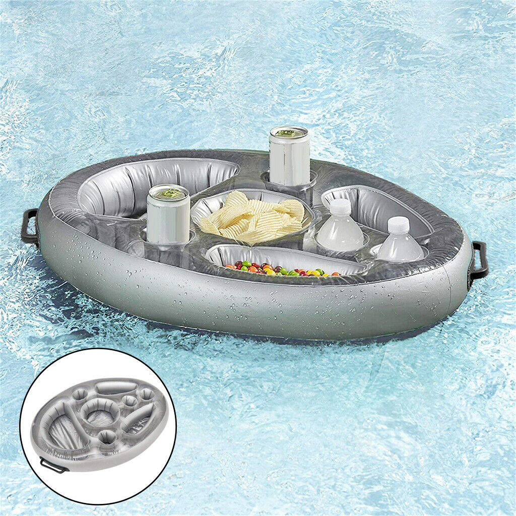 Floating Drink Holder Swimming Pools Beer Beverage Serving Tray Fun Beach