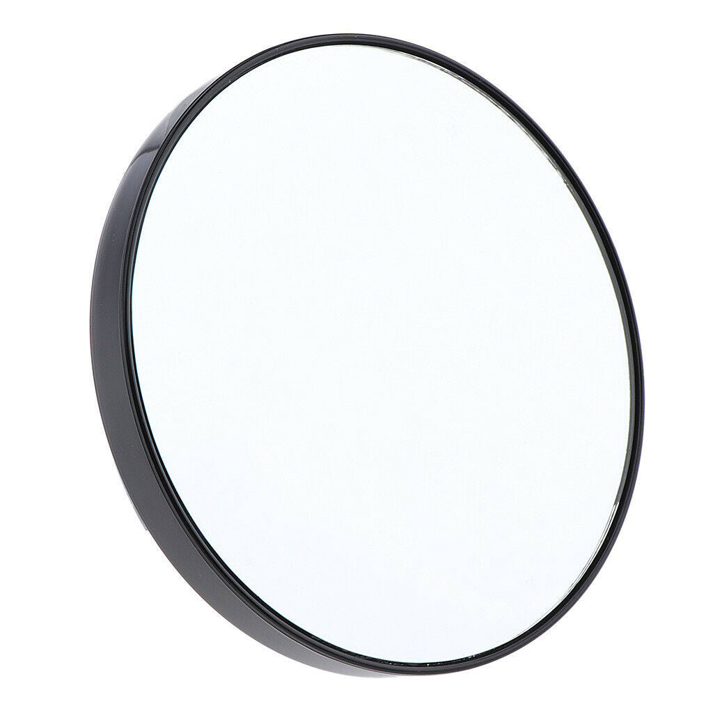 2 Pieces 10X Magnifying Round Mirrors with 2 Mounting Suction Cups - Use for