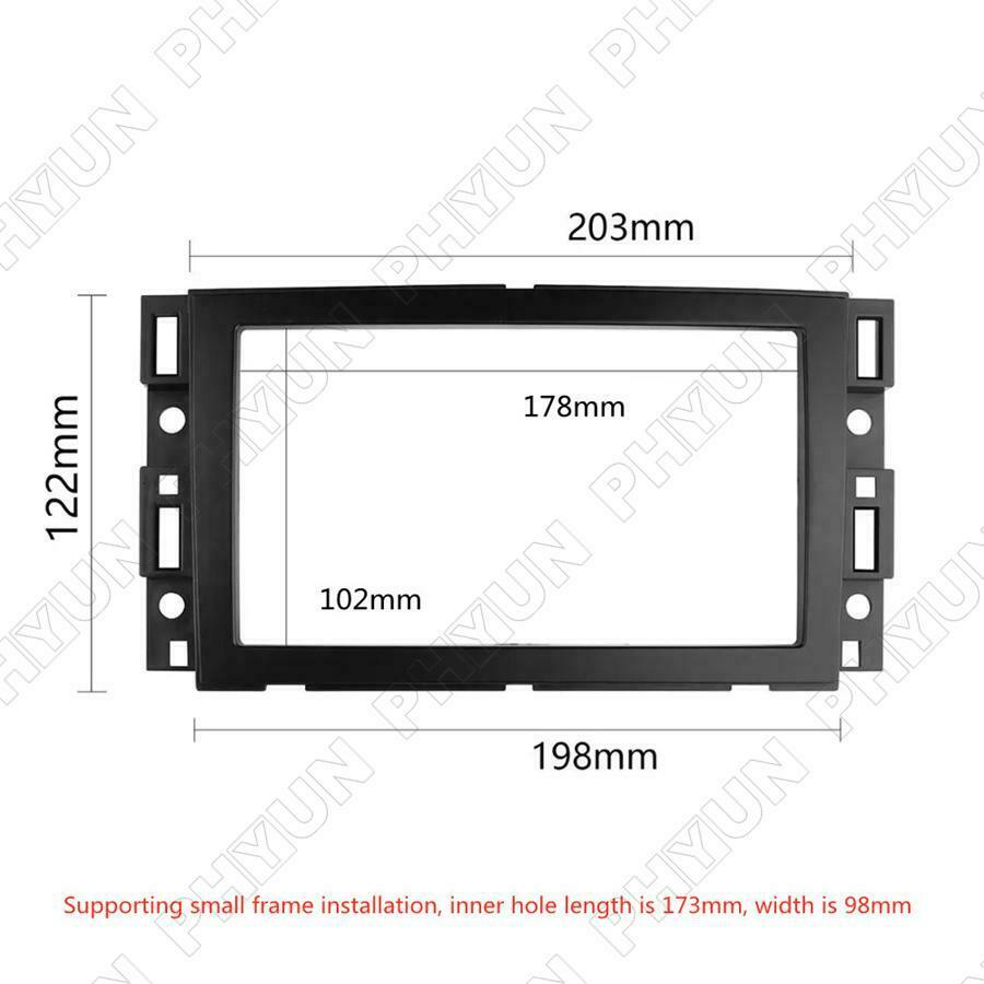 Double Din Car Stereo Radio Dash Fascia Trim Kit For CHEVROLET GMC SUZUKI BUICK
