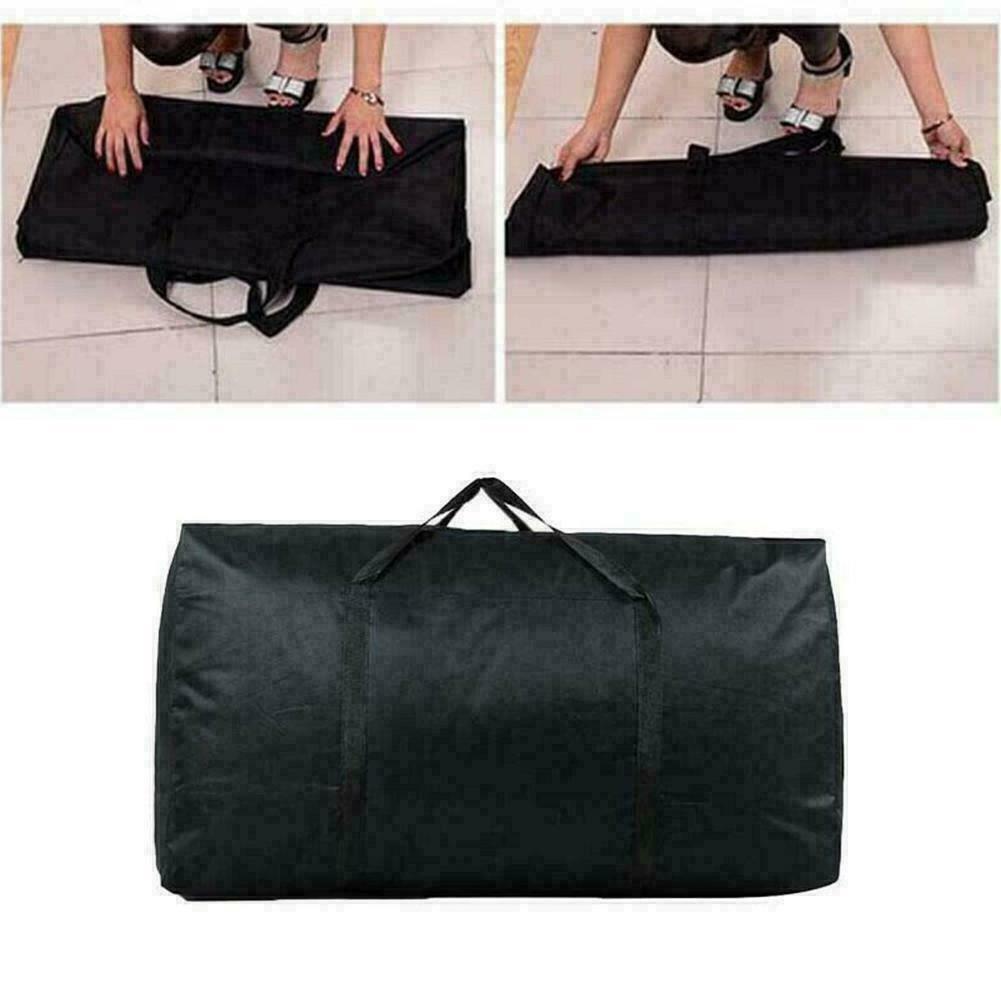 Home Extra Large Storage Bag Waterproof For Outdoor Y1S1 Cushion Black W6Q1