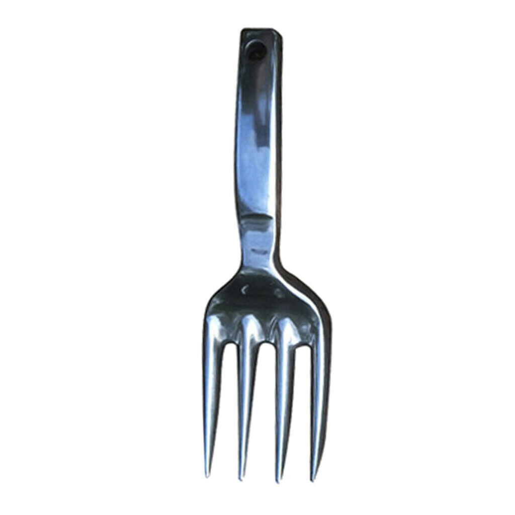 Durable 4-Teeth Hand Weeding Fork Handheld Garden Fork Small Garden Fork