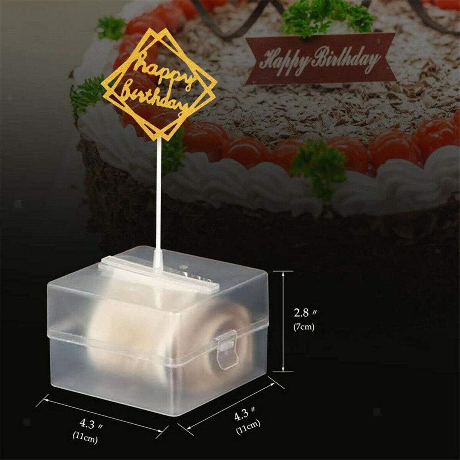 Cake ATM Money Pulling Box 20 Transparent Bag Connected Pockets for Cake Decor