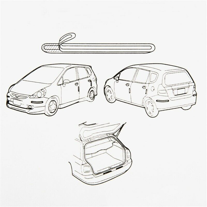 Universal Car Door Edge Scratch Anti-collision Protector Guard Strip Rubber