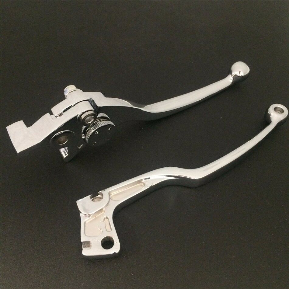 New Chrome Brake Clutch Hand Levers For Suzuki Gsxr 600 750 Katana