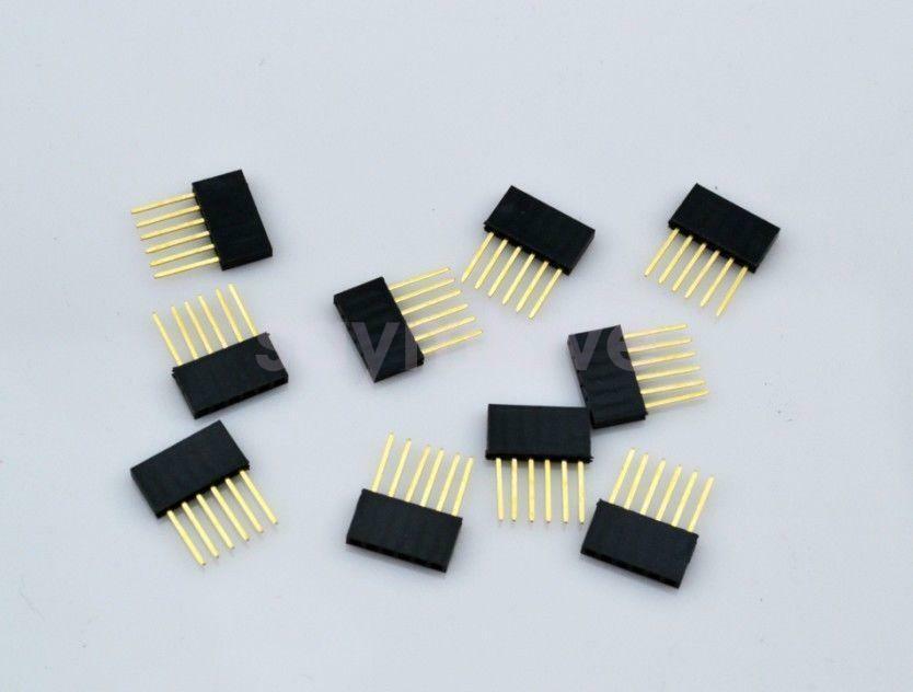 10pcs 6 Pin Female tall stackable Header Connector socket for Arduino Shield