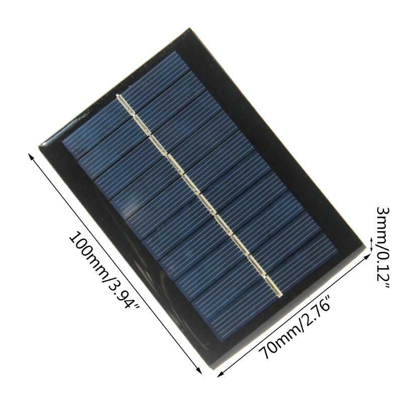 1W 5V Multipurpose Solar Panel Home Lighting System Electric Fan Charger