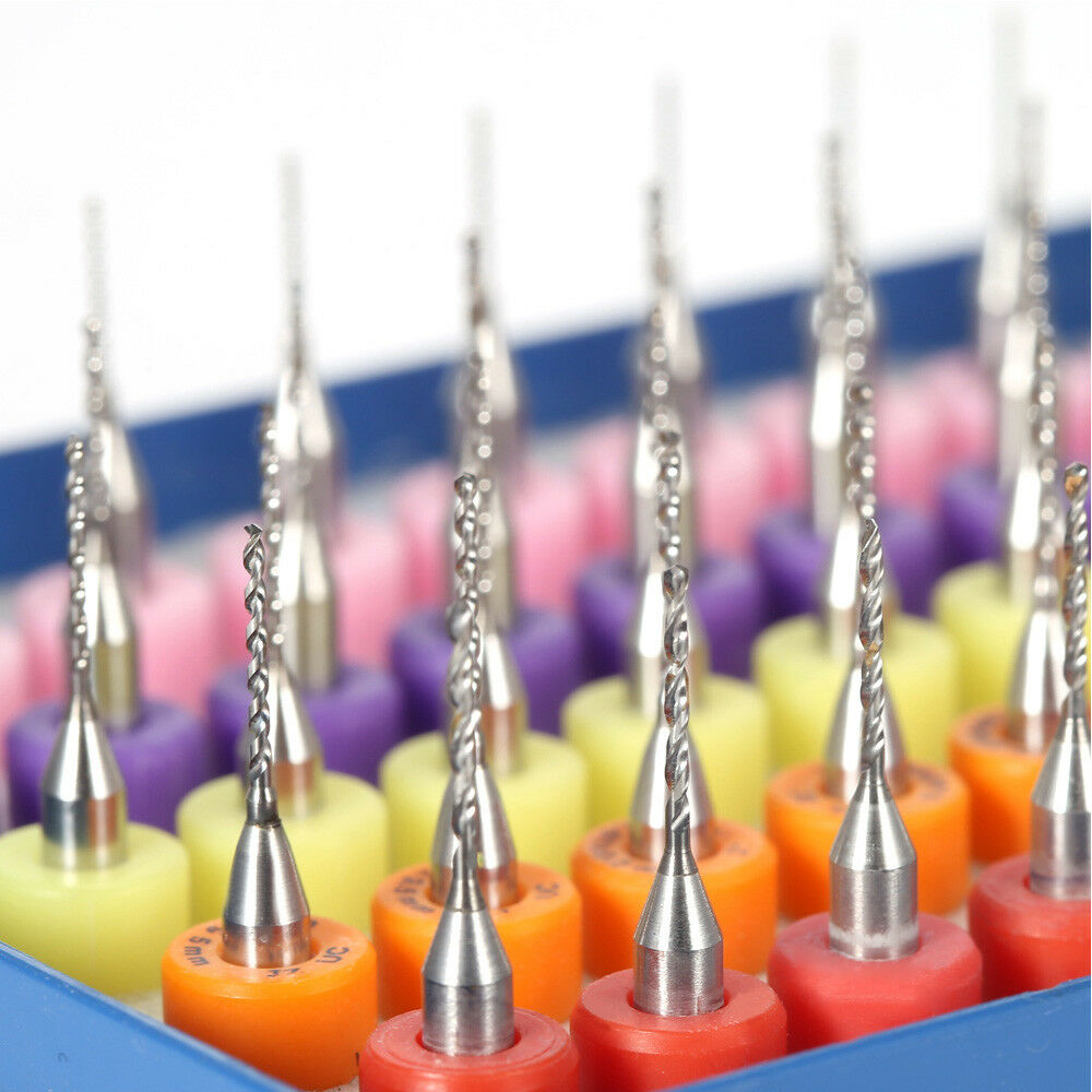 50pcs/set 0.5-0.9mm Tungsten Micro Drill Bit Engraving Tool for PCB Circuit Boar