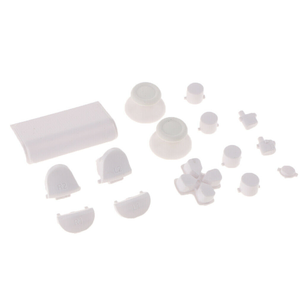 Full buttons for PS4 controller, touchpad buttons + ABXY + D Pad + L1 R1.