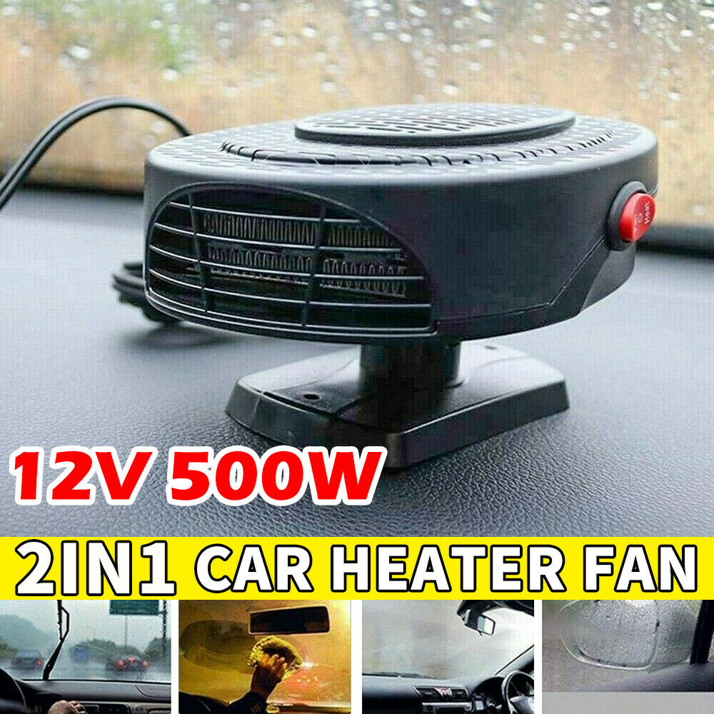 150W Portable Car Air Heater 12V Demister Defogger Vehicle Heater Defroster
