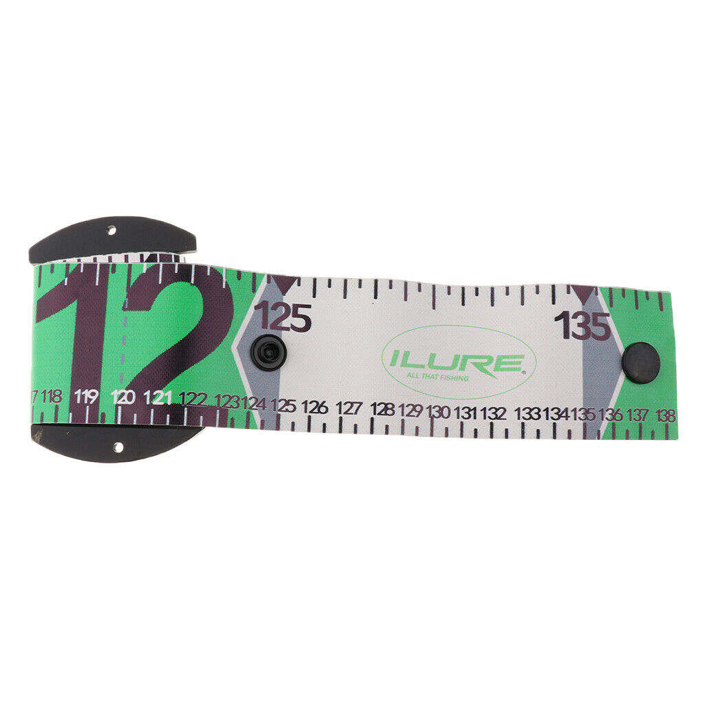 1.38m Fishing Ruler Acrylic Fiber Waterproof Long Soft Carp   Rulers Green