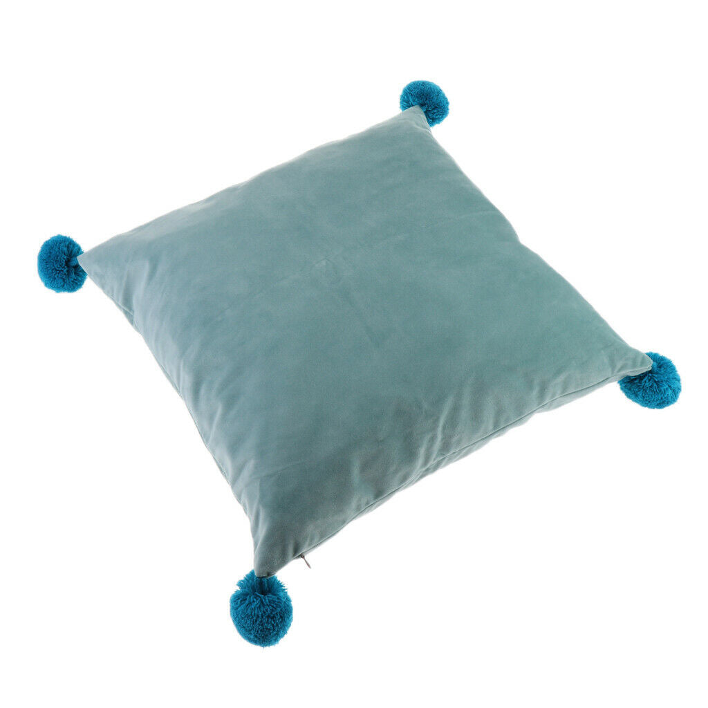 Solid Pure Color Pillowcases Home Decor Pillow Case 18x18 Inch Green