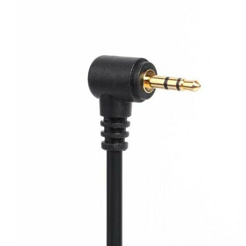 Black 2.5mm Plug To 3.5mm Headphone+Mic Jack Adapter Cable For Panasonic PRKU SJ