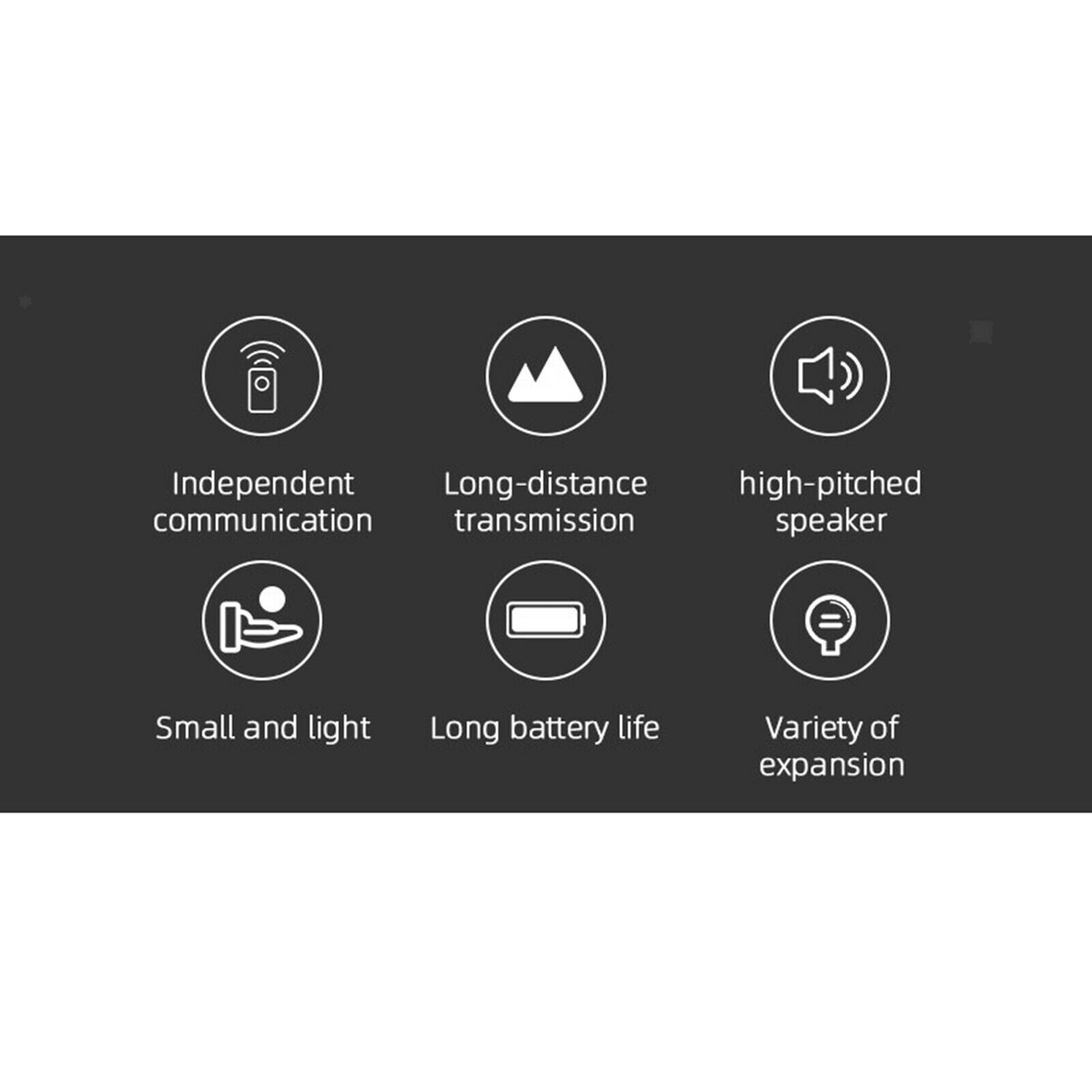 Wireless Speaker Megaphone w/Strap USB Charging for DJI Mavic 2 Mini 2 Drone