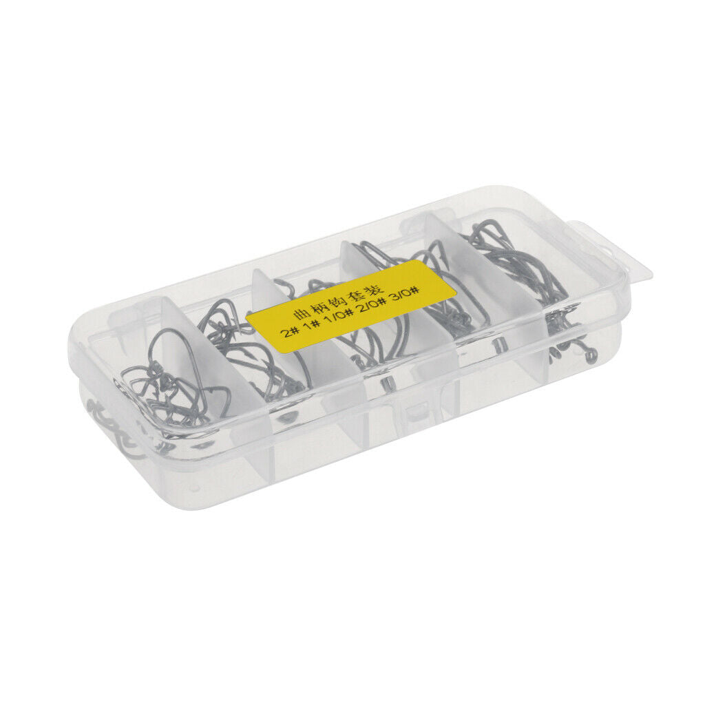 Pro Coated Carp Hooks Carbon Steel Barbed Fishing Hook Set