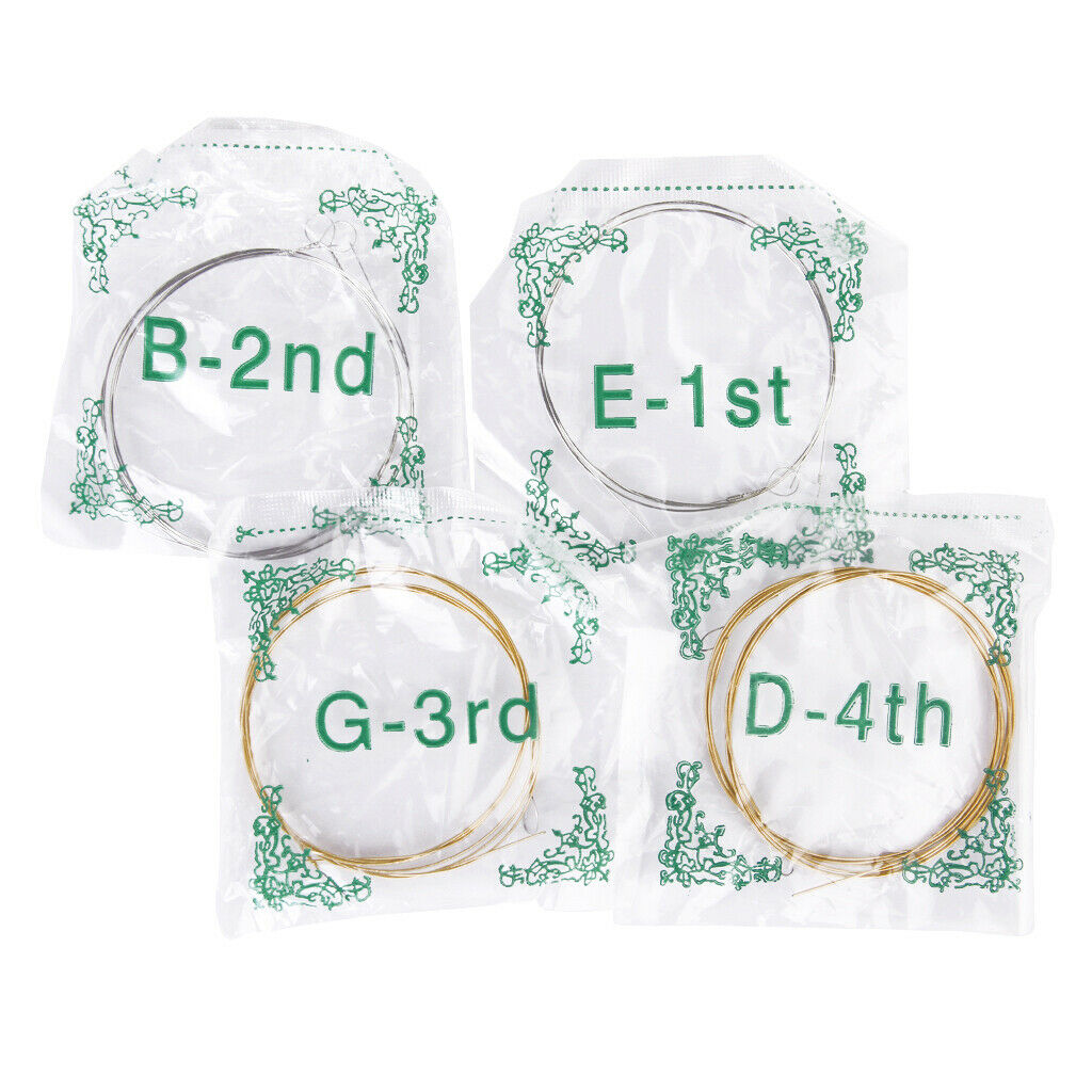 Set Of 8 Steel Strings Copper Wound For Mandolin 0.011 0.015 0.026 0.041